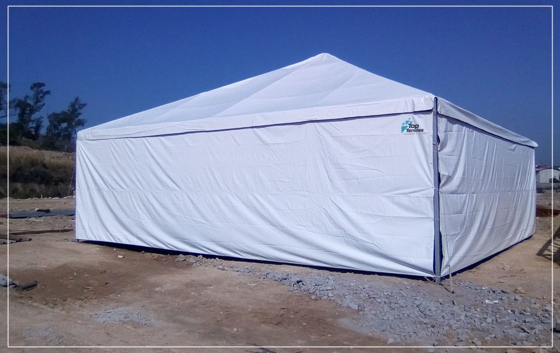 Tenda Para Galpão com Fechamento Lateral em Lona Branca